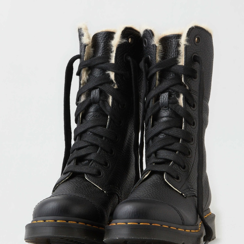 Dr. Marten FUR-LINED AIMILITA AUNT SALLY boots